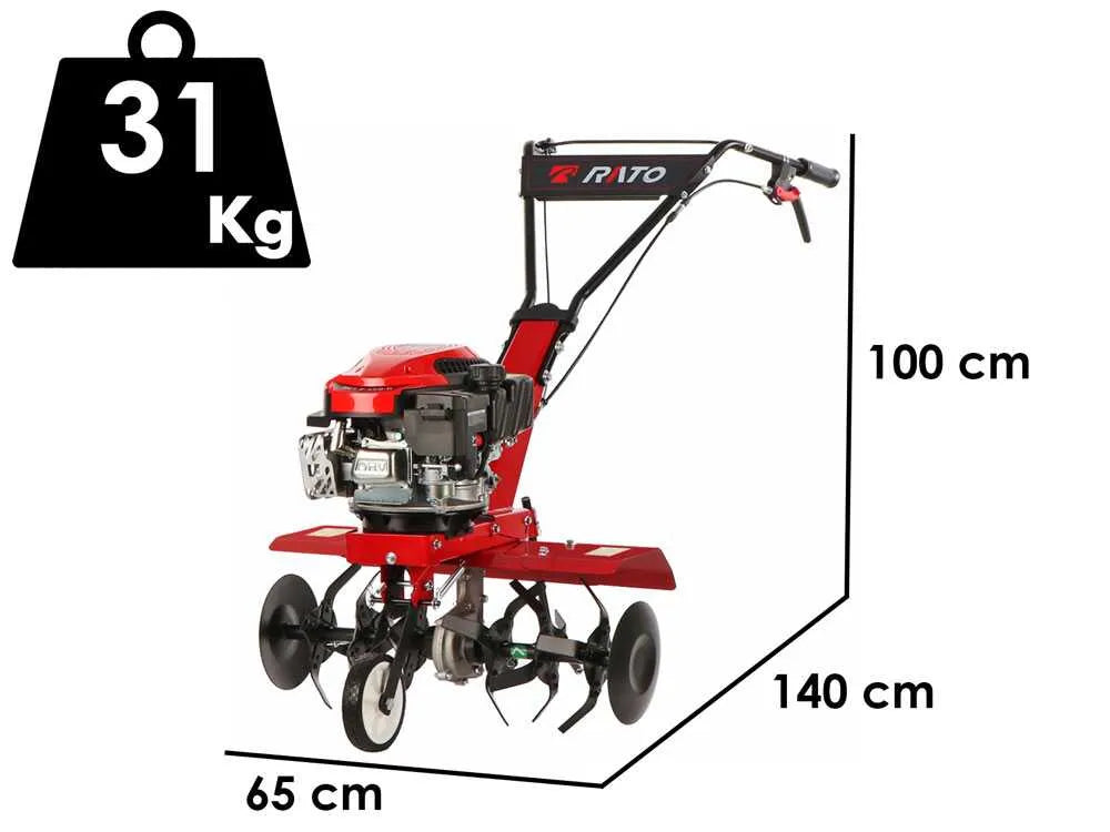 Motobineuse essence Italian Power RG1.8-45Q-D 5,5 CV avec moteur Rato RV160-PRO
