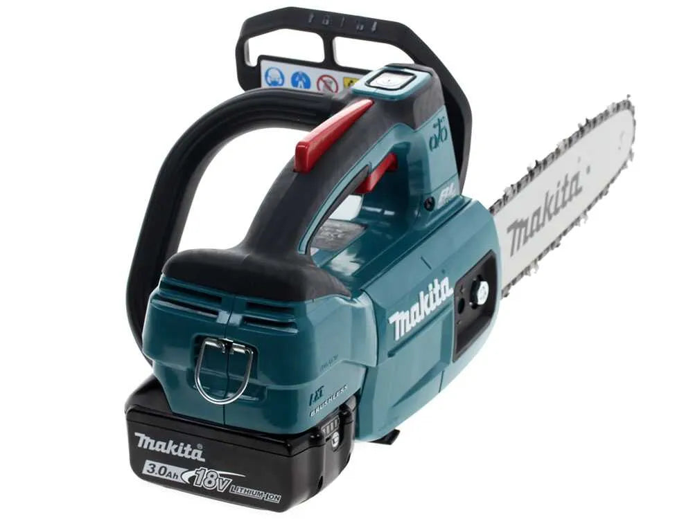 Makita DUC254 – Tronçonneuse à batterie 18 V LXT – Batterie 3 Ah – Guide 25 cm – photo 12