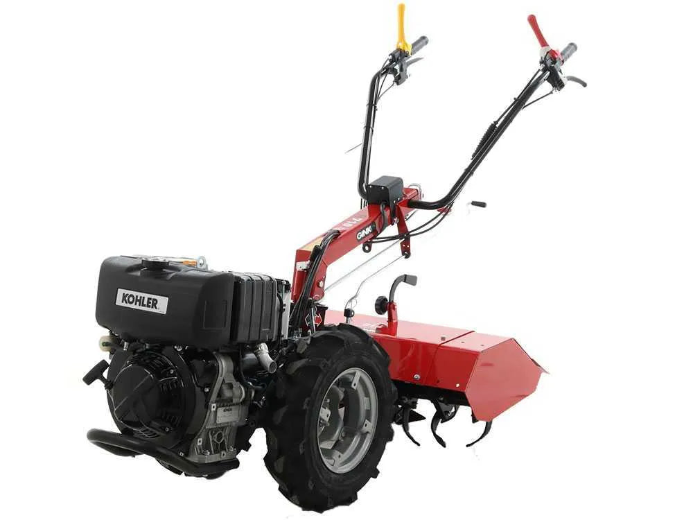Motoculteur diesel GINKO R710 EKO Kohler KD15-440 avec démarrage électrique et essieu différentiel