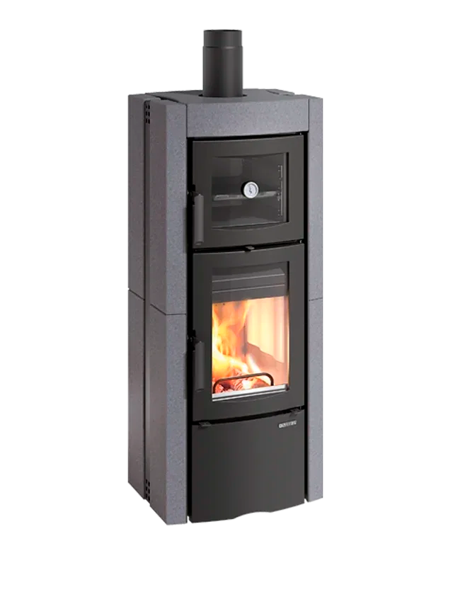 Poêle à bois La Nordica Ester Forno 5.0 avec four 8 kW