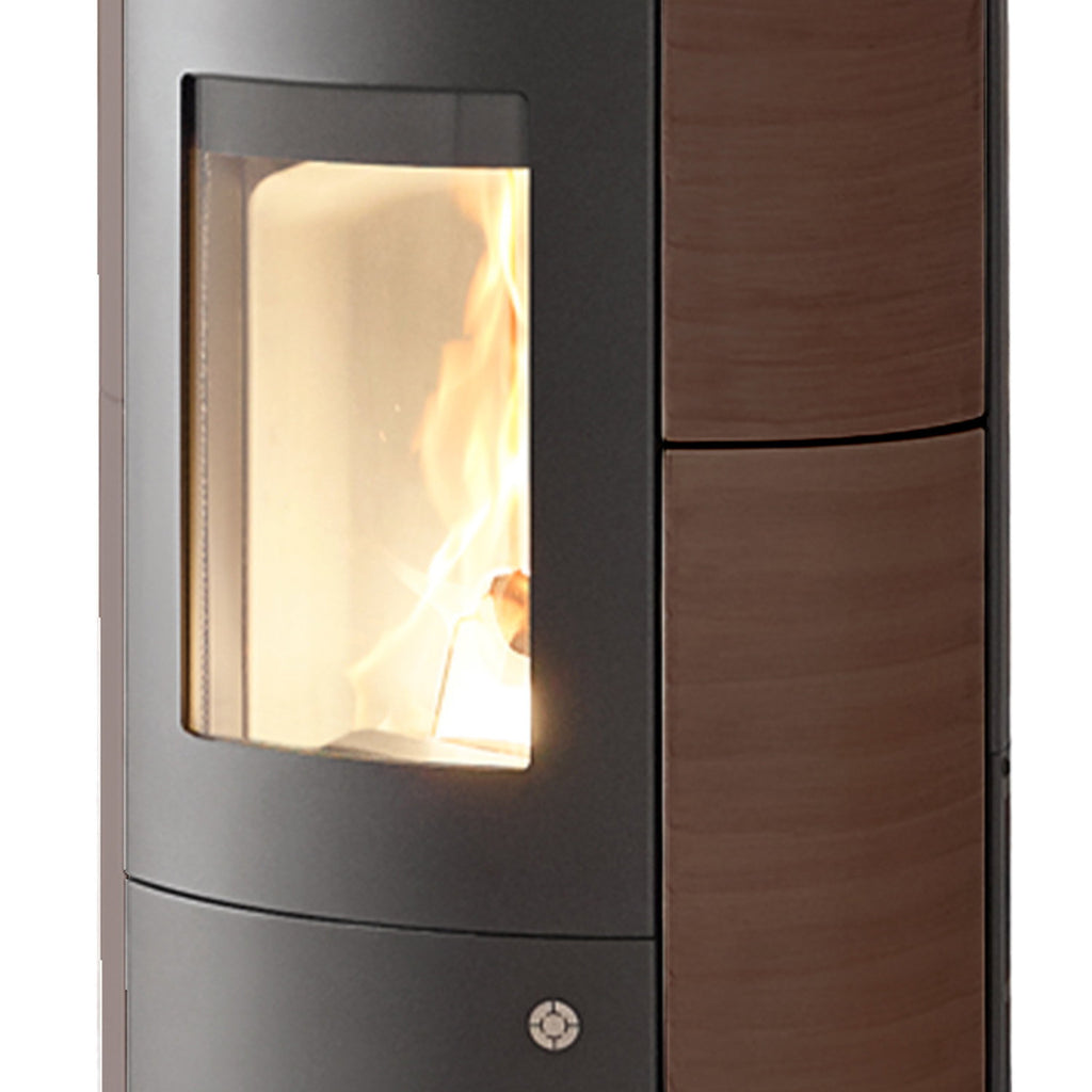 Olsberg Levana 3.0 poêle à granulés 8 kW acier noir et céramique Caffe Arabica