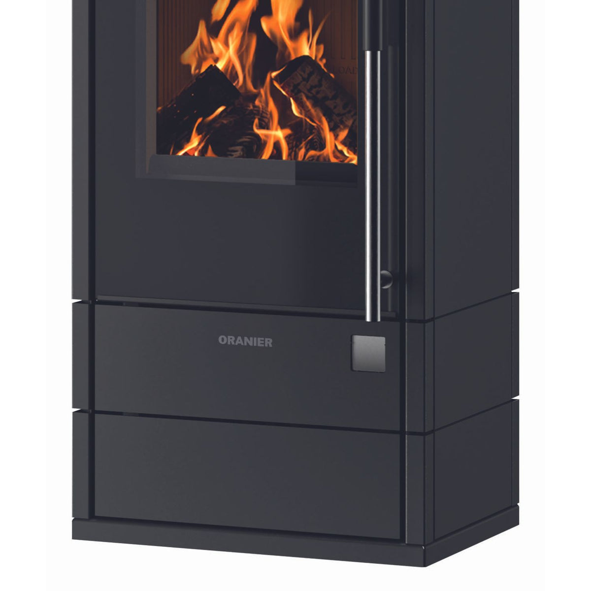 Poêle à bois Oranier Teja acier noir 6 kW