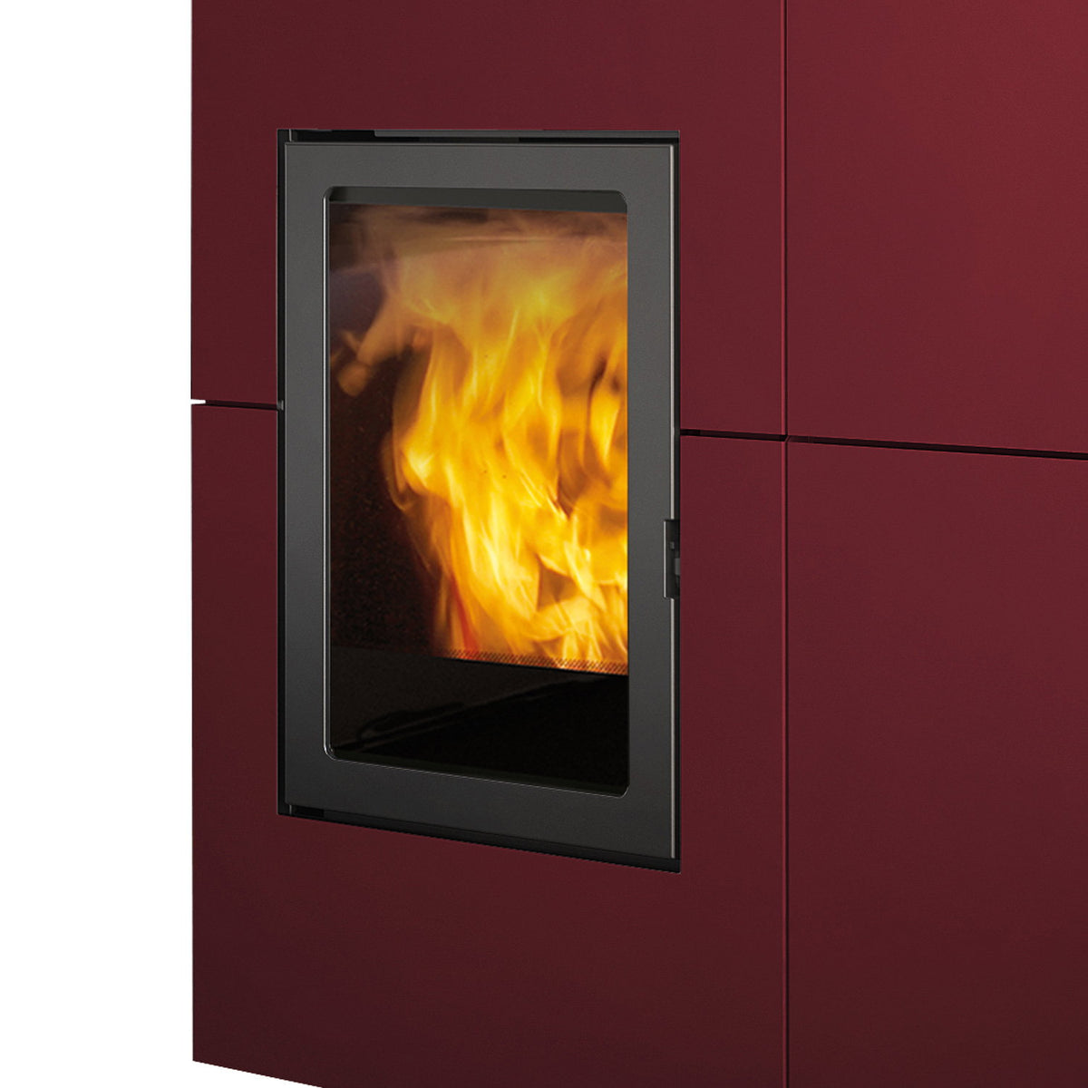 Poêle à granulés Edilkamin Blade 12++ EVO acier bordeaux — 12,1 kW