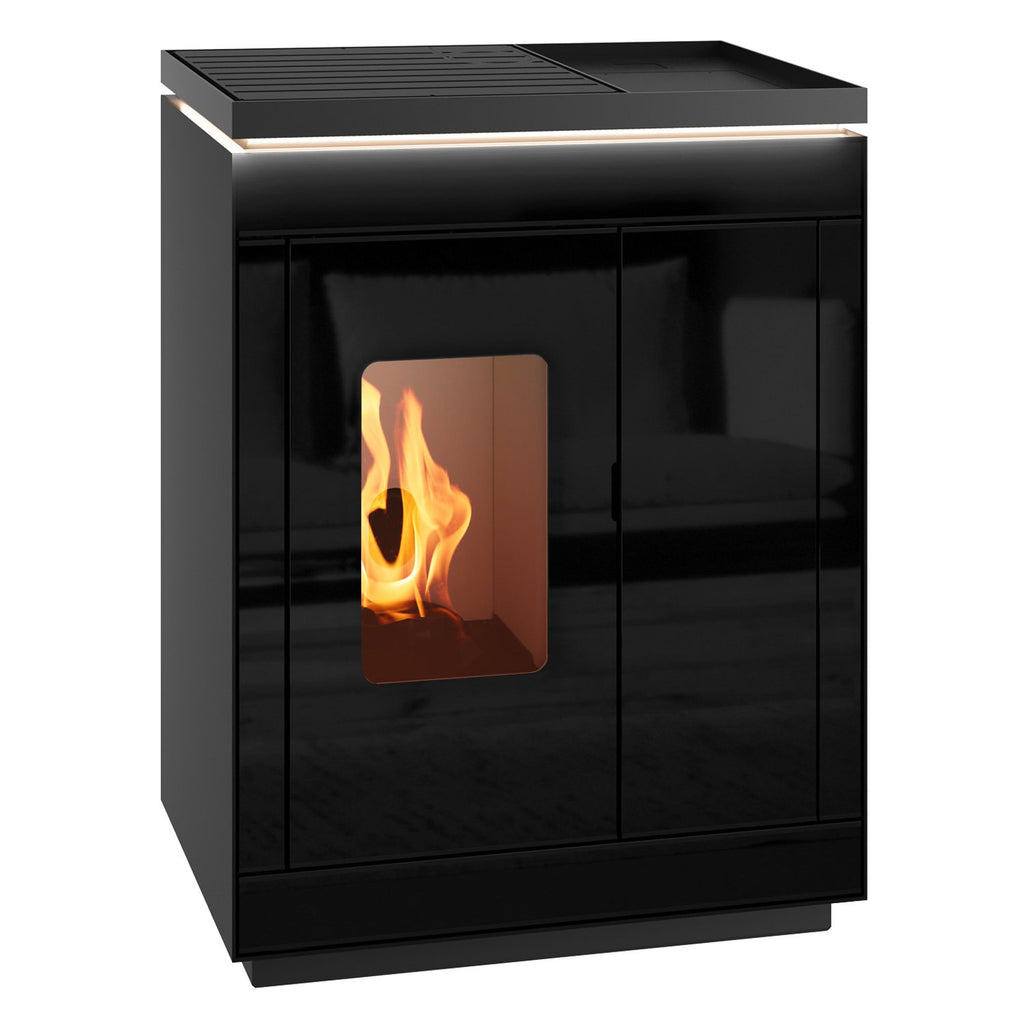 Poêle à granulés Olsberg Epana 6 kW – verre noir