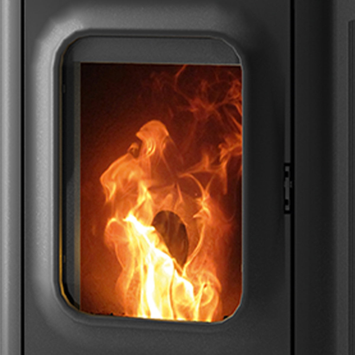 Poêle à granulés Oranier Calimo acier noir — 6,4 kW