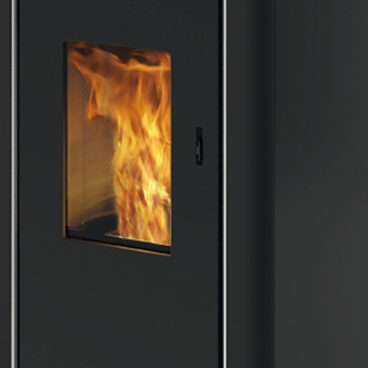 Poêle à granulés Edilkamin EK63 Metro 110+ Evo acier noir 10,5 kW pour 110 m²
