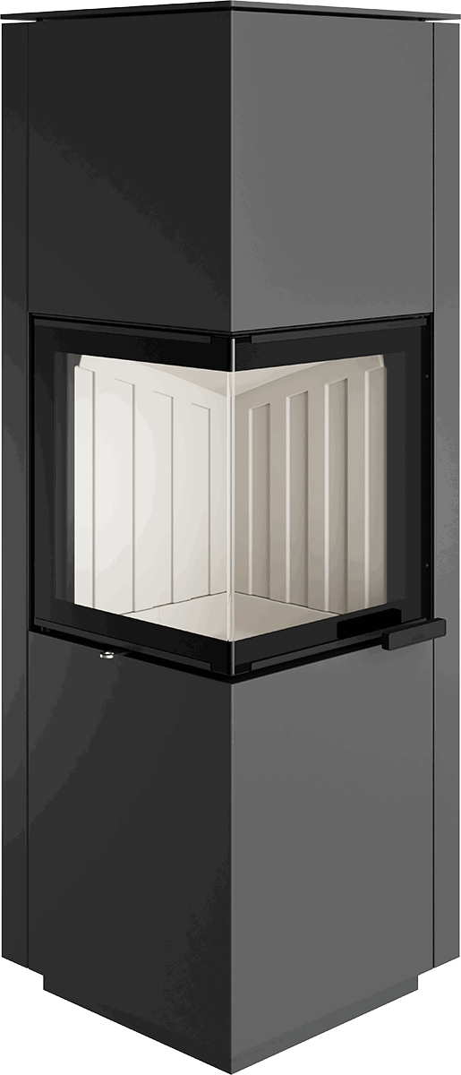 Poêle à bois Spartherm Piko H₂O avec vitre en L – 10,3 kW – image 3