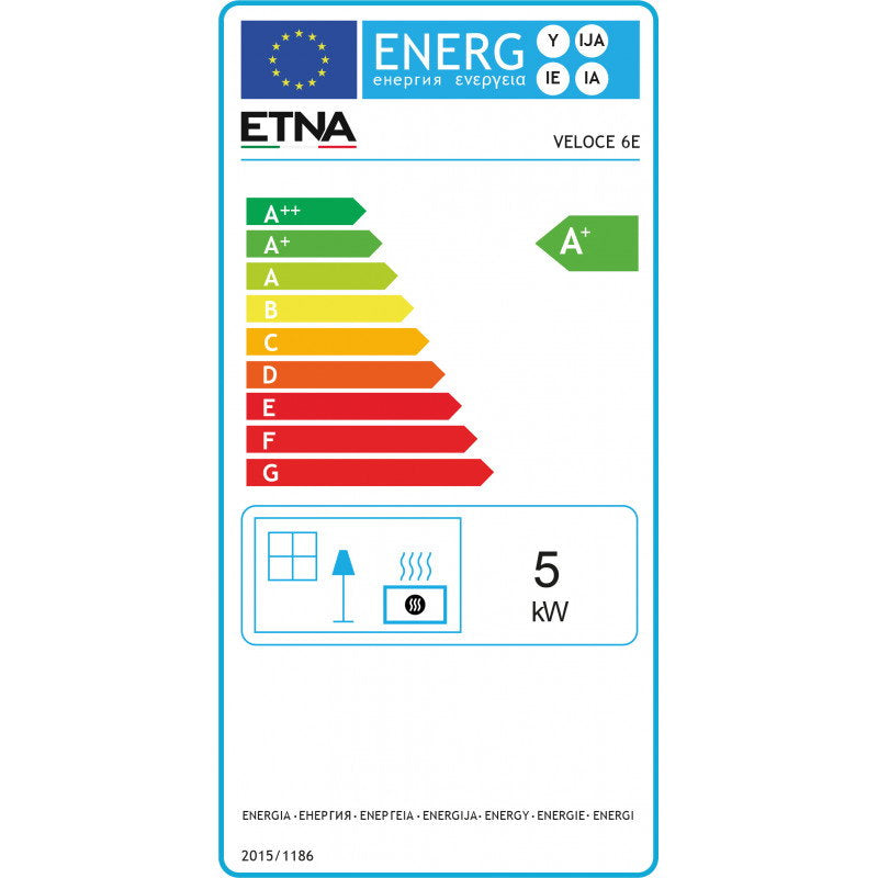 Poêle à granulés étanche extra plat ETNA Veloce 6 kW – image 3