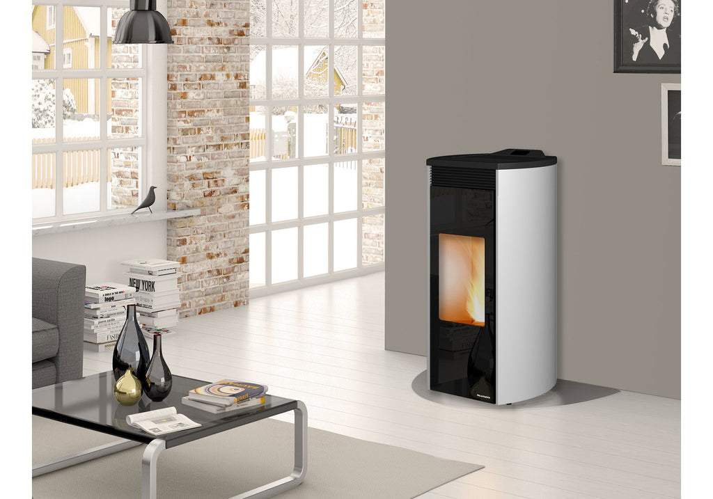 Poêle à granulés Palazzetti Ecofire Giorgia 9 — 9 kW acier laqué