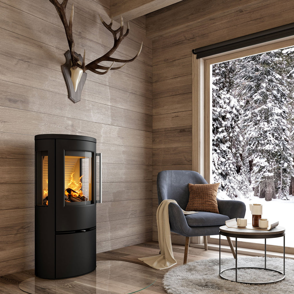 Poêle à bois TermaTech TT23RG Acier Noir 6 kW - image 3
