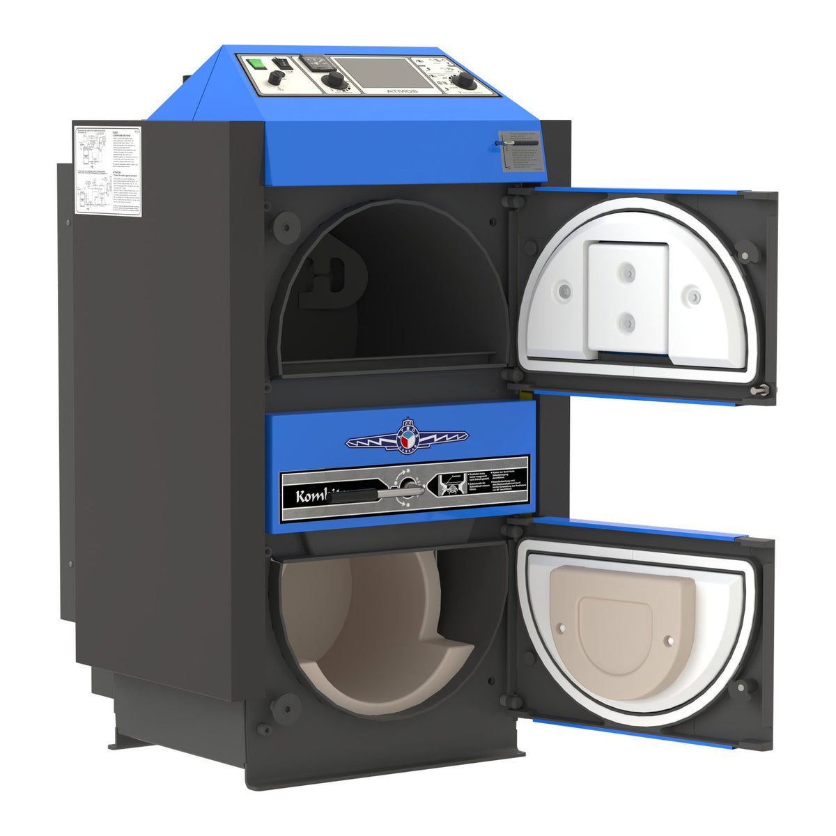 Chaudière combinée ATMOS KC 25S Dual – bois et granulés – image 3