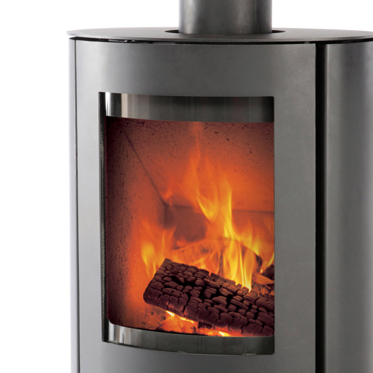 Poêle à bois TermaTech TT20R acier noir 5 kW
