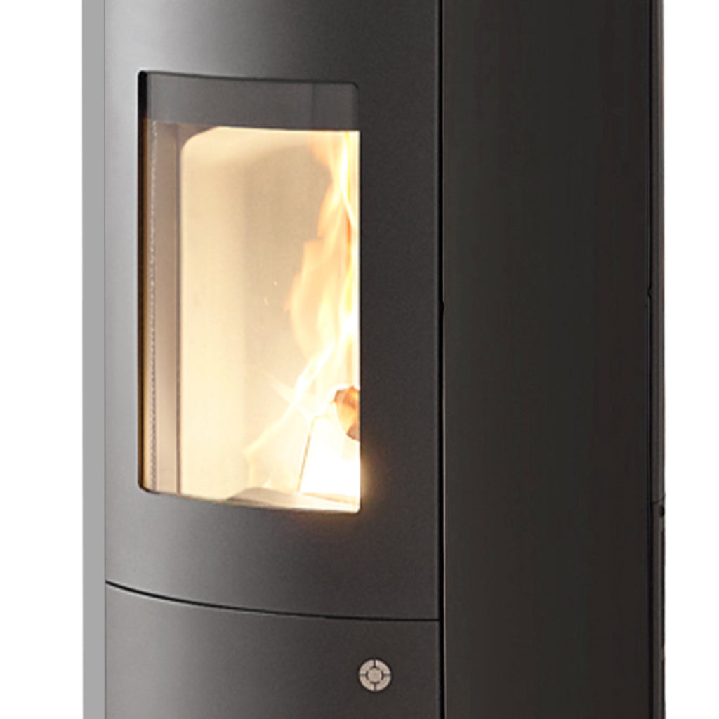 Olsberg Levana 3.0 poêle à granulés acier noir 8 kW – chauffage jusqu’à 80 m²