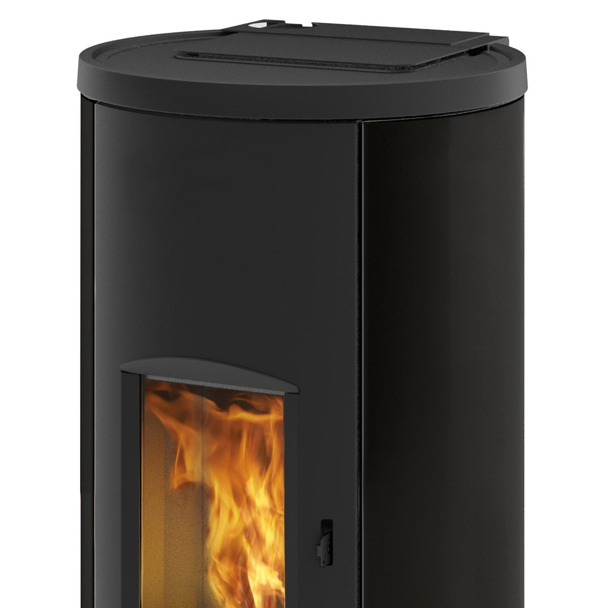 Poêle à granulés Edilkamin EK63 Like 90+ Evo acier noir raccordement arrière 9,2 kW