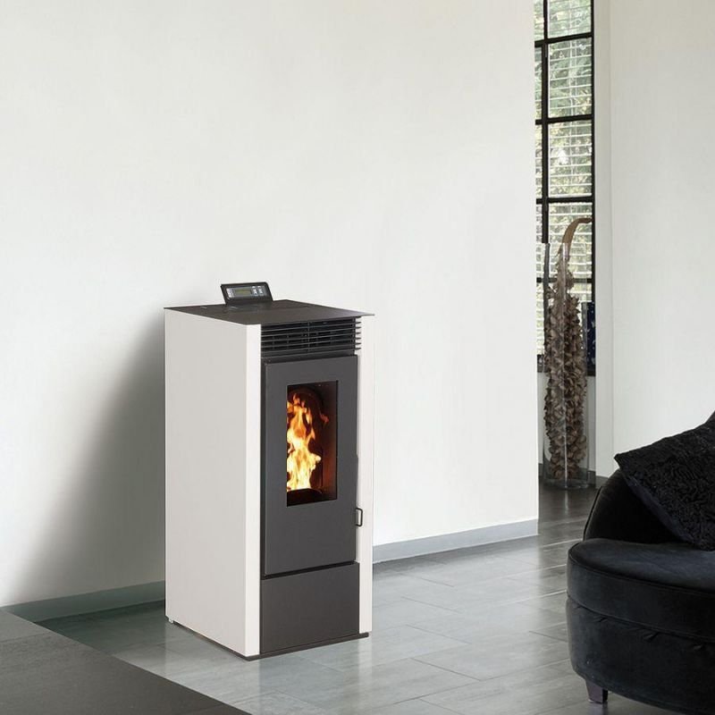 Pack poêle à granulés étanche INTERSTOVES Marina 14 kW avec kit ventouse - image 3