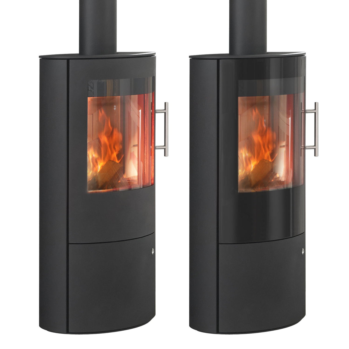 Poêle à bois Königshütte Draco M 5 kW avec porte en verre