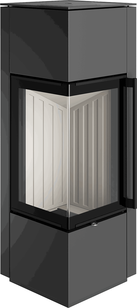 Poêle à bois Spartherm Piko S 7,7 kW avec vitre en L