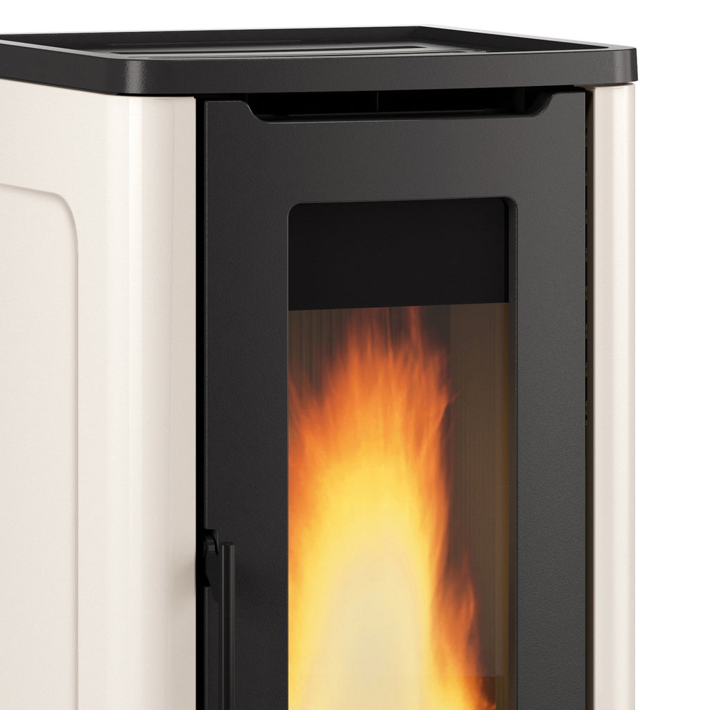 Extraflame Dahiana Plus VFS 16 – Poêle à granulés acier ivoire 10 kW