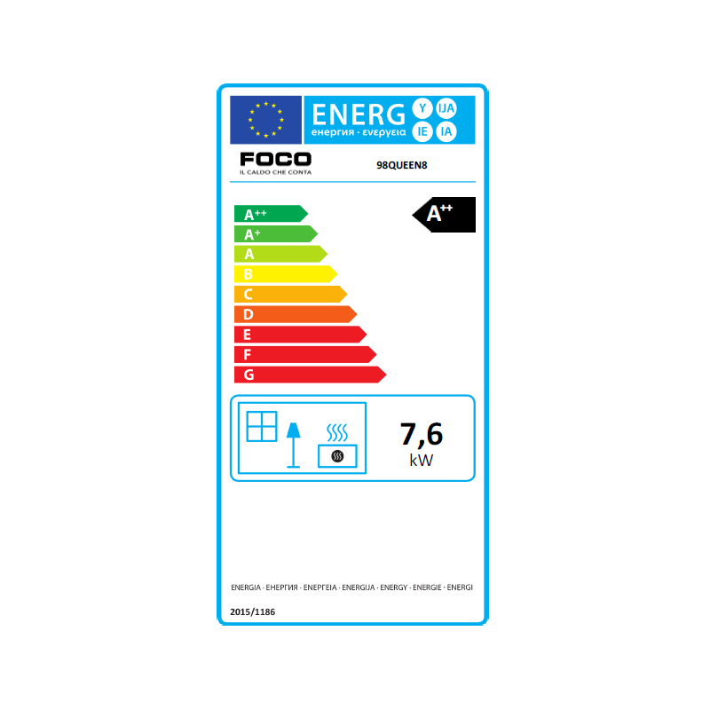 Poêle à granulés étanche FOCO Queen 8 kW - image 3