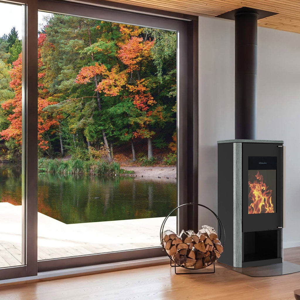 Poêle à bois Wamsler Turon pierre naturelle 8 kW