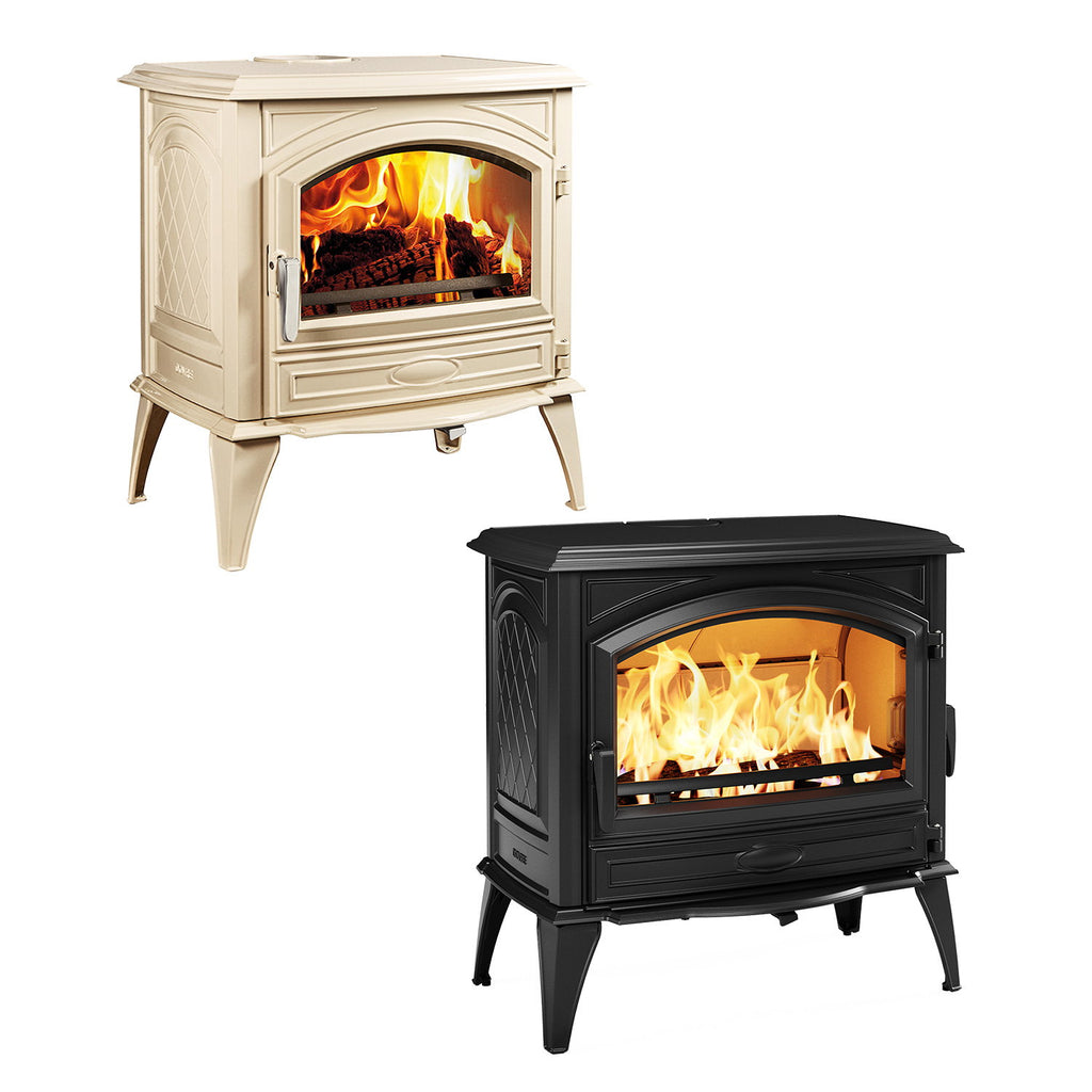 Poêle à bois Dovre 760 WD en fonte émaillée crème 11 kW