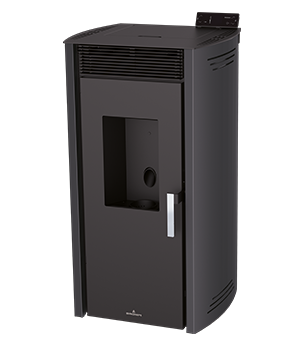 Poêle à granulés hydro Bronpi NOA HYDRO — 17 kW, chauffage central