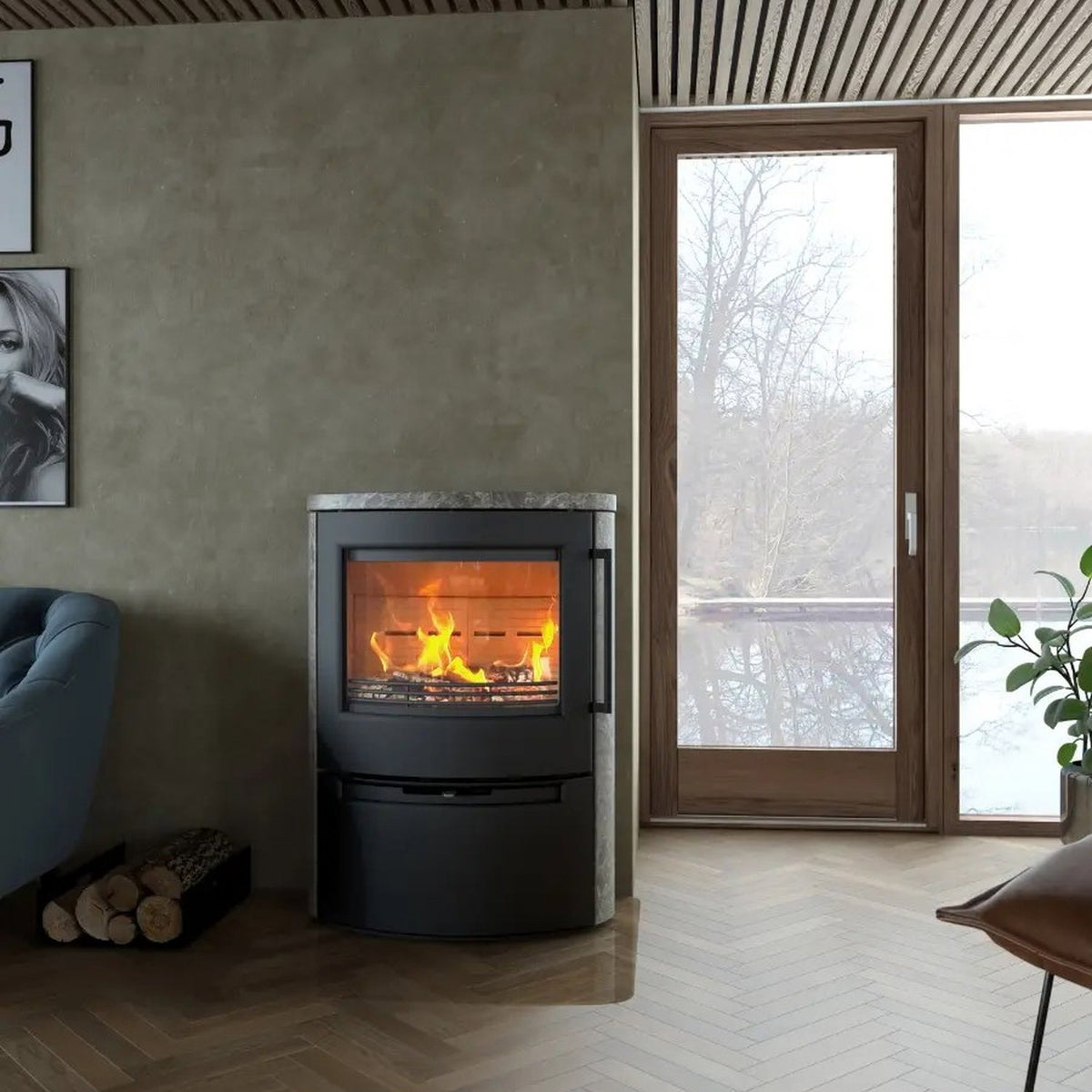 Poêle à bois TermaTech TT55RS 7,5 kW