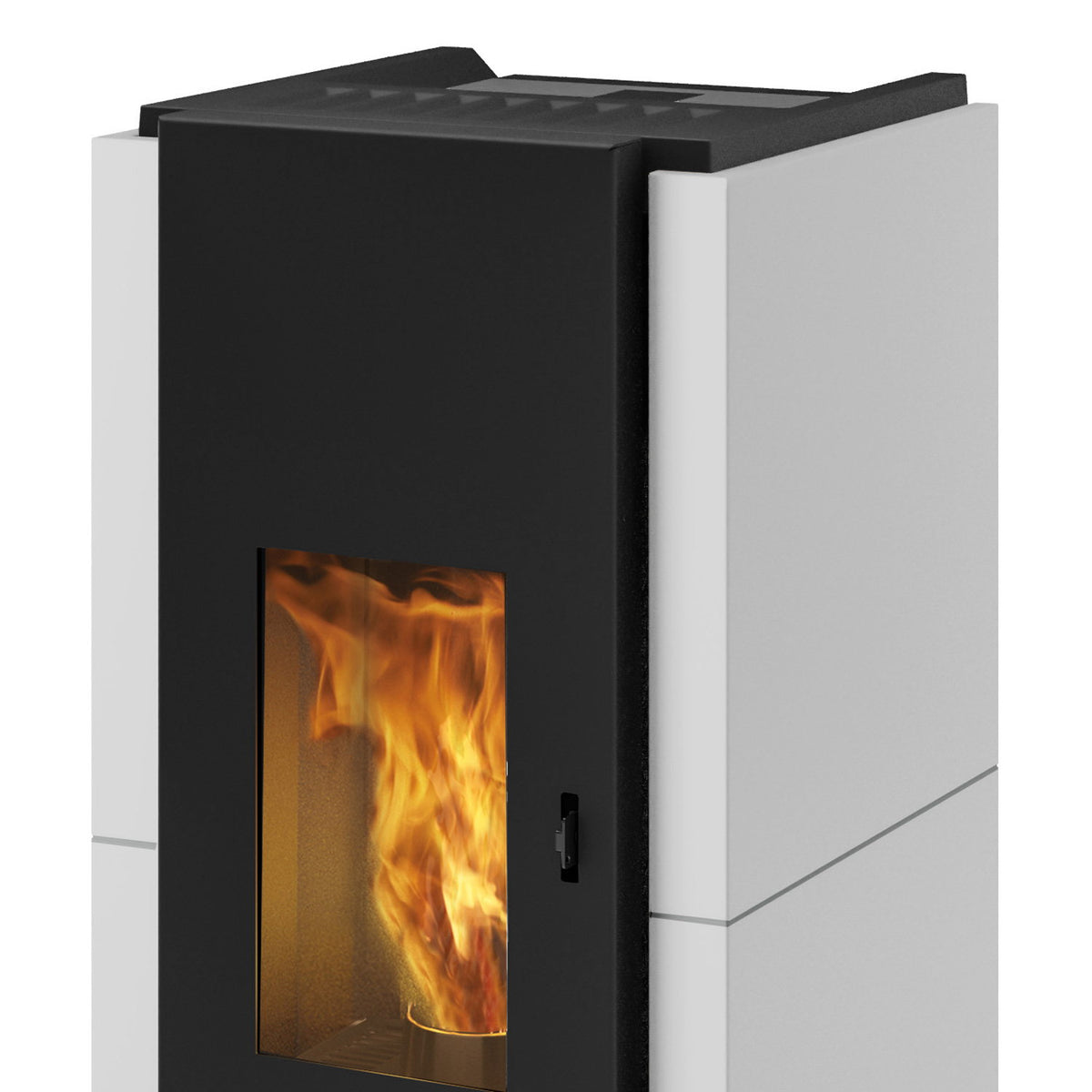 Poêle à granulés Edilkamin EK63 Zone 80 Evo acier blanc 7,6 kW