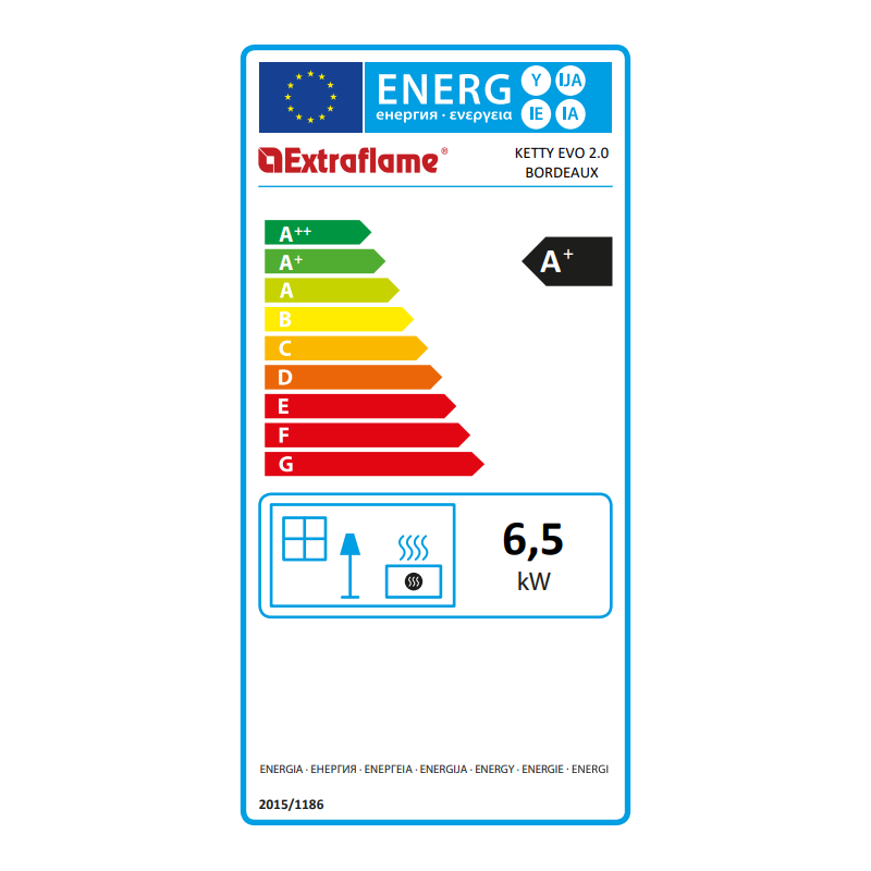 Poêle à granulés Extraflame Ketty Evo 2.0 7 kW