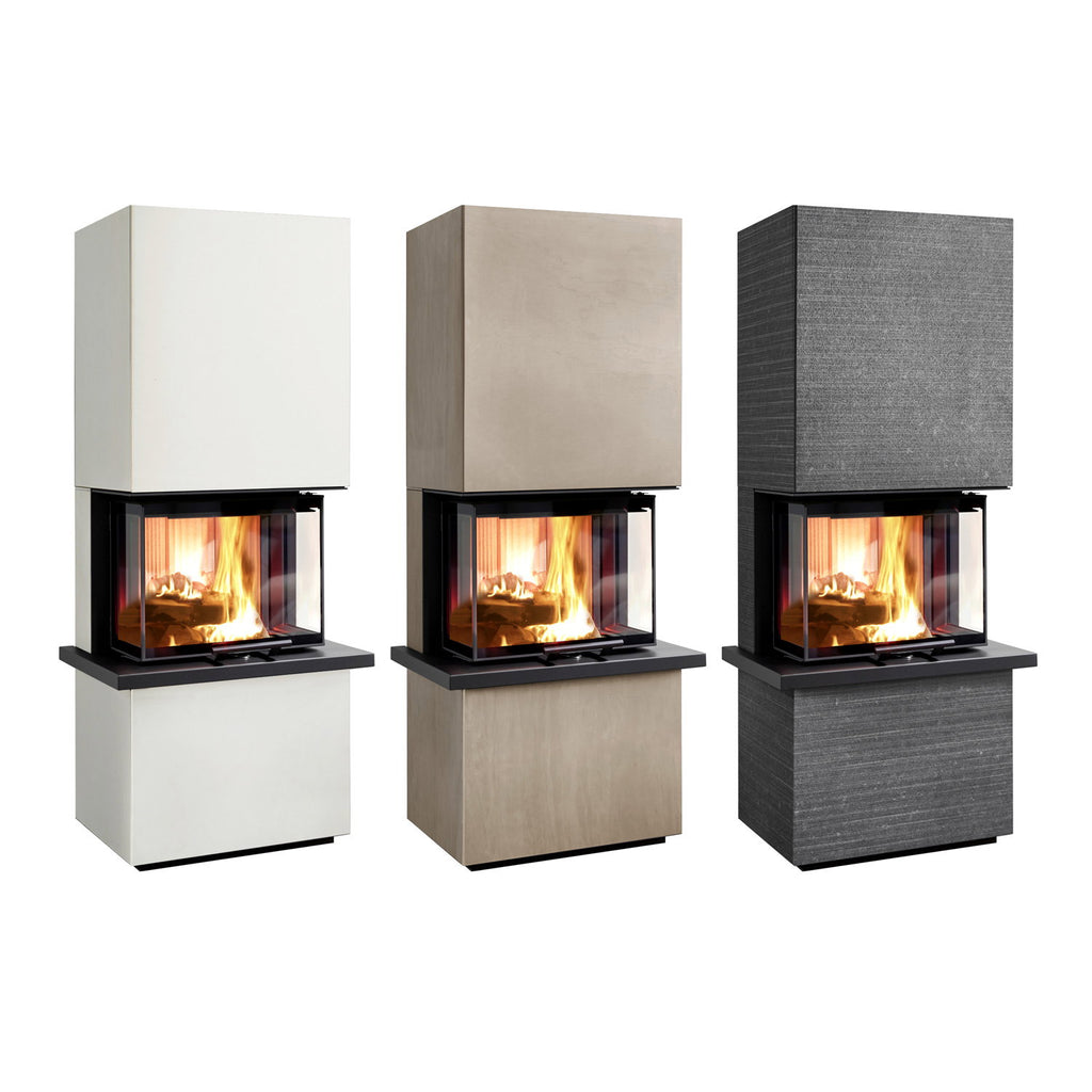 Poêle à bois Olsberg Osorno S TopStone 6 kW Gabbro Nero Ferrara Linea-retta - image 3