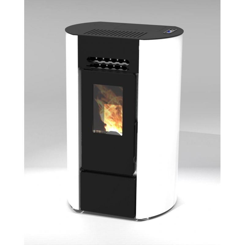 Poêle à granulés étanche FIREMATIC O9 7,9 kW avec ventilation frontale et réservoir 15 kg – image 3