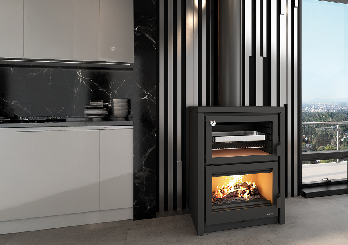 Poêle à bois Bronpi Vulcano 17 kW