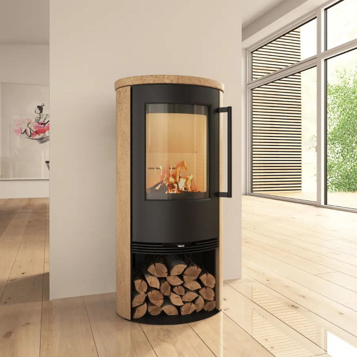 Poêle à bois TermaTech TT21RS-CM 5 kW – S01-598 - image 3