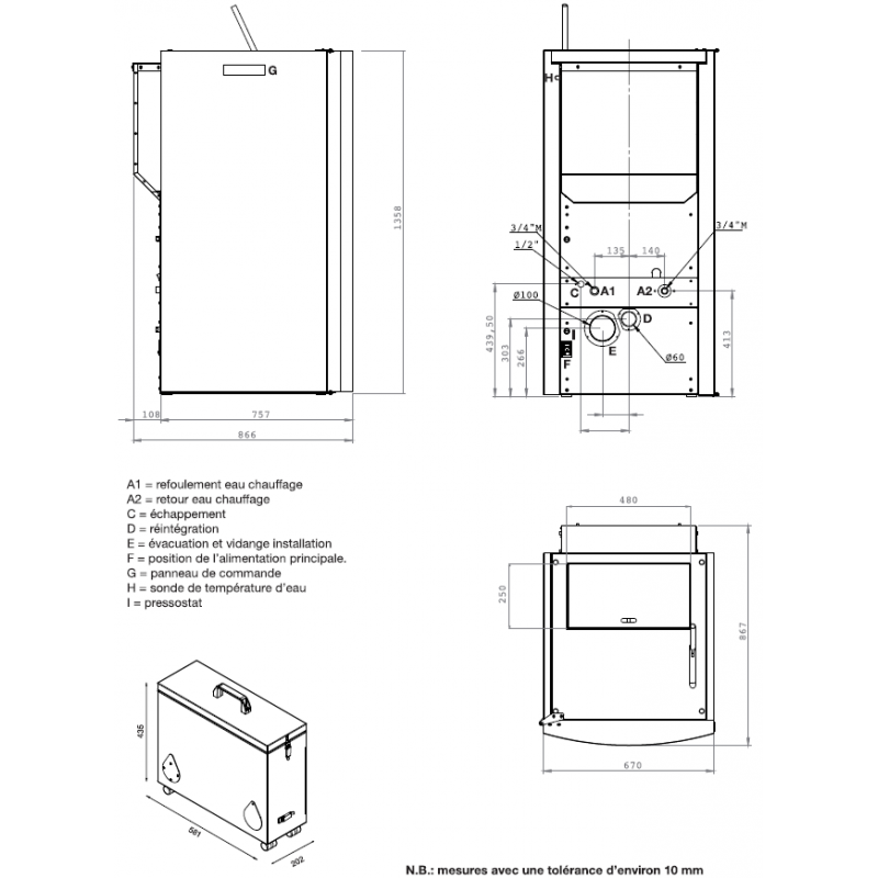 Chaudière à granulés Fantea ETNA 32 kW – 320 m² – image 4