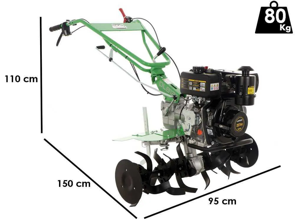Lampacrescia MGM DL812 motobineuse diesel Loncin - photo 3