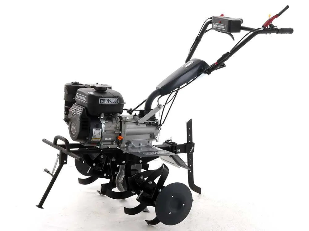 BlackStone MHG 2000 — Motobineuse thermique à essence, 212 cm3, 7 CV