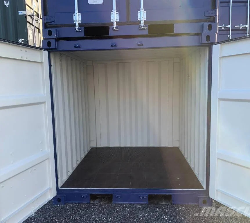 Conteneur maritime High Cube 10 pieds neuf blanc RAL 9003 – Acier Corten