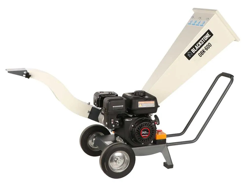 BlackStone GBK 600 - Broyeur de branches thermique - Moteur Loncin 7 CV