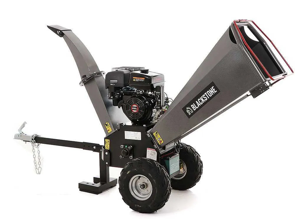 BlackStone BC 1500 LE - Broyeur de branches thermique professionnel - Moteur Loncin 15 CV - photo 2