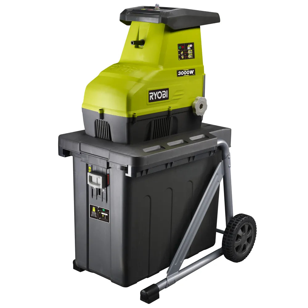 Ryobi RSH3045U - Broyeur de végétaux électrique 3000 W - Bac 55 L - photo 1