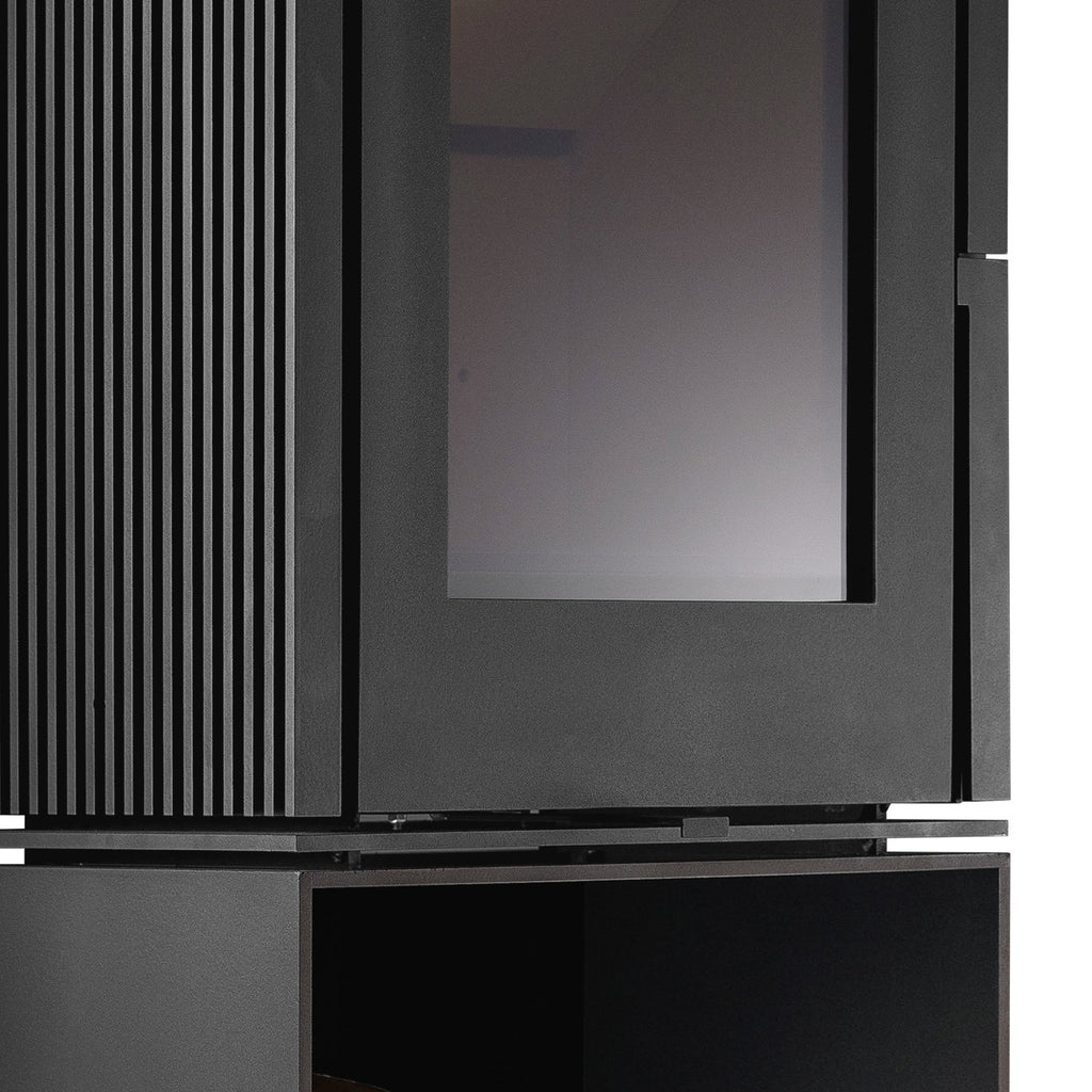 Schmitzker Cuby S55085 – Poêle à bois en acier 6,4 kW