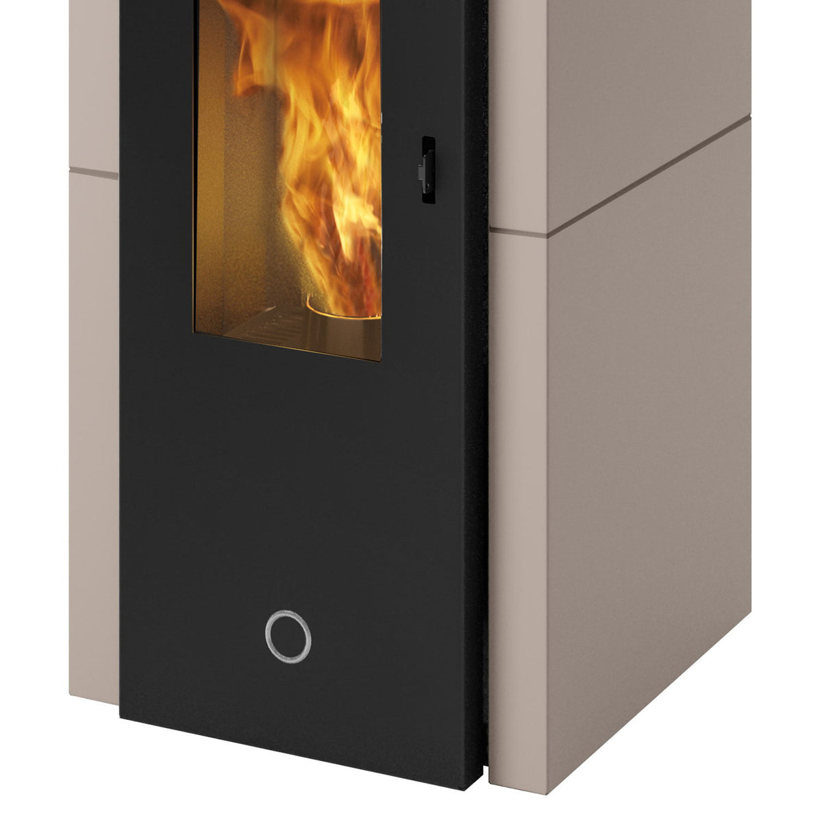 Poêle à granulés Edilkamin EK63 Zone 80 Evo acier gris tourterelle 7,6 kW