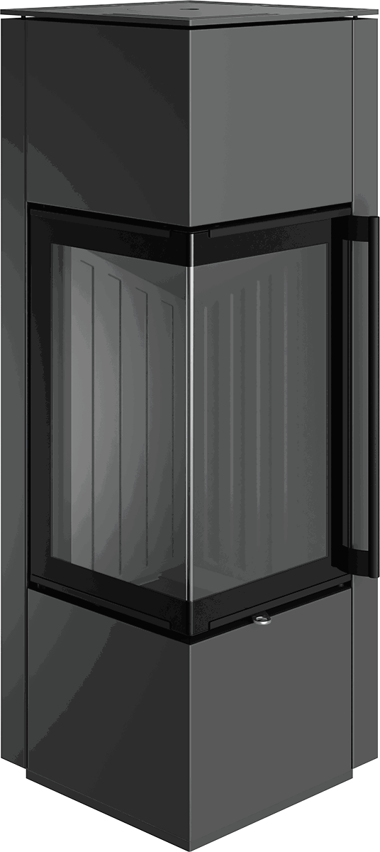 Poêle à bois Spartherm Piko S 7,7 kW avec vitre en L