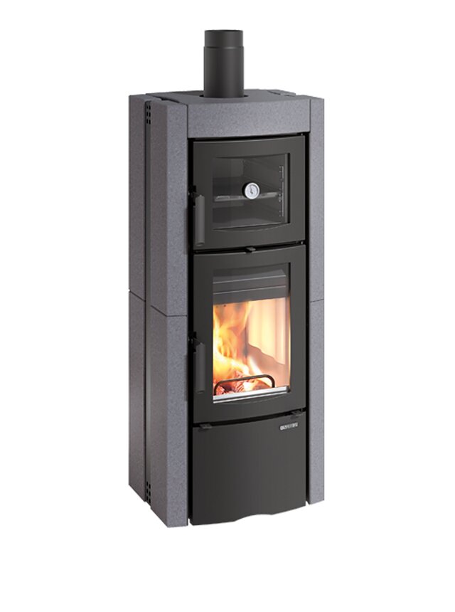 Poêle à bois La Nordica Ester Forno 5.0 avec four 8 kW