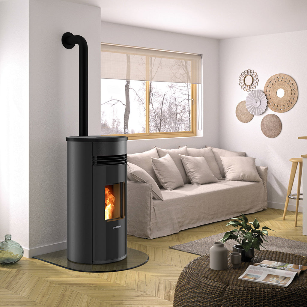 Oranier Sando 60 poêle à granulés acier noir LAS 8 kW
