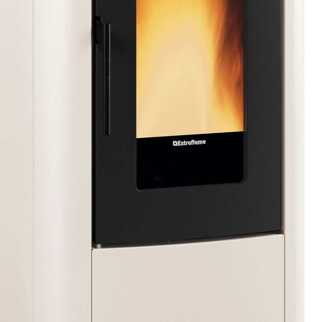 Extraflame Teorema 16 – Poêle à granulés ivoire 10 kW