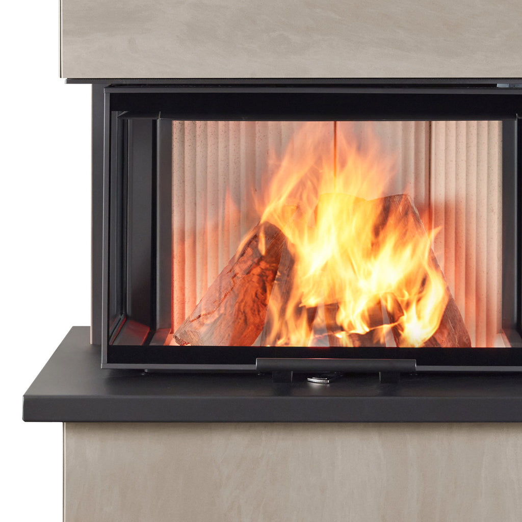 Poêle à bois Olsberg Osorno S TopStone 5,7 kW en quartzite Marrone Alba Natura