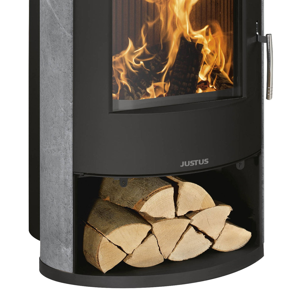 Poêle à bois Justus Island Aqua II avec circulation d’eau 10 kW - image 4