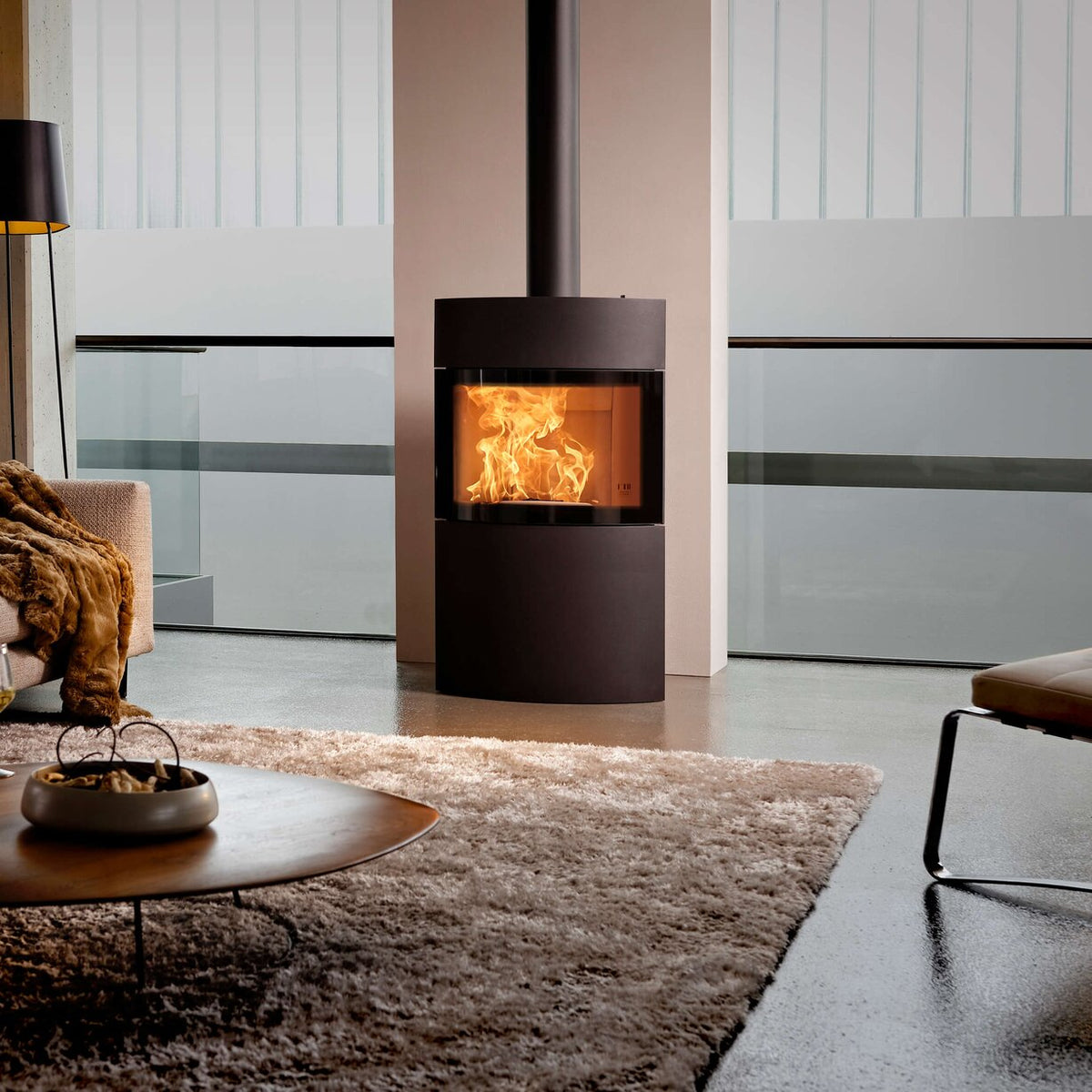 Poêle à bois Austroflamm Fynn Xtra 6 kW avec accumulation thermique Xtra - image 4
