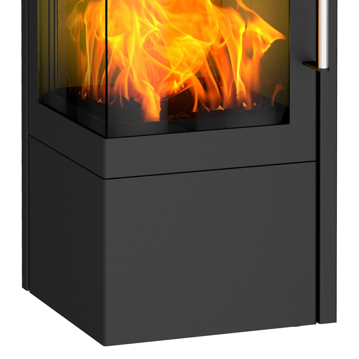 Poêle à bois Cheminée Royale K6490 acier noir 6,6 kW